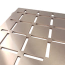 Stainless Steel Shower Shelf, Corner - Quadrant (Brushed Copper)