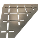 Stainless Steel Shower Shelf, Corner - Triangle (Brushed Black Chrome)