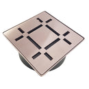 Shower Drain Grate Kit 4" Stainless Steel (Brushed Copper) - Dash Design