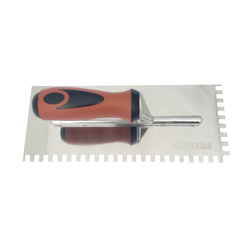 Stainless Steel Square Notch Trowel - 1/4" X 3/8"